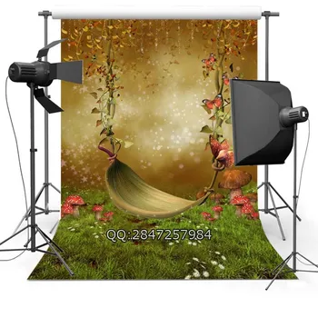 

Meadow Butterfly photography studio background Vinyl cloth High quality High quality Computer printed newborns backdrop