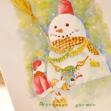 1 шт. Рождественская открытка Рождественский карнавал 10 шт