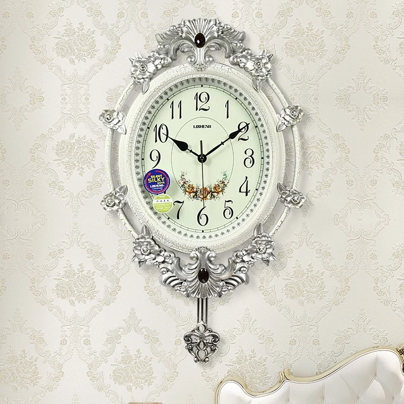 Retro Large Pendulum Wall Clocks B-40.5X68cm  