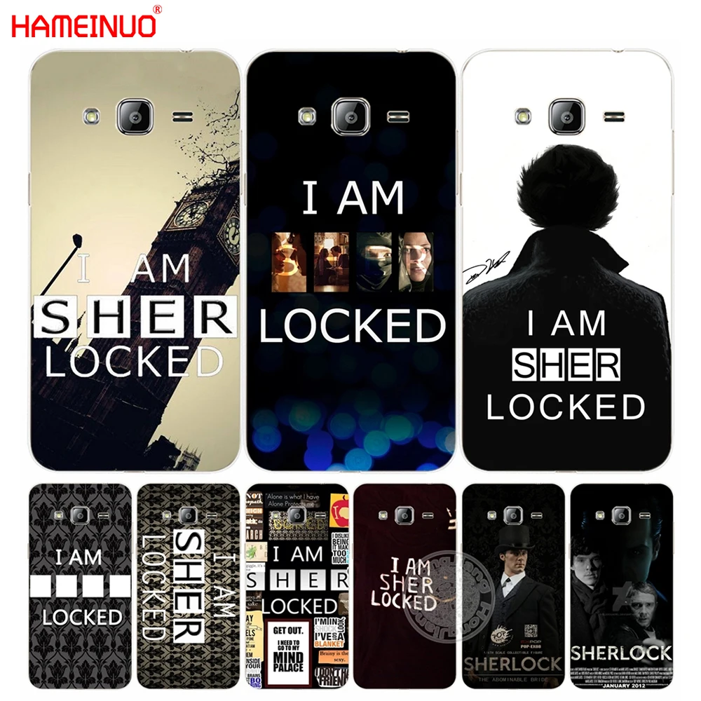 HAMEINUO sherlock I AM SHER чехол для телефона Samsung Galaxy J1 J2 J3 J5 J7 MINI ACE 2016 2015|case for samsung galaxy|case