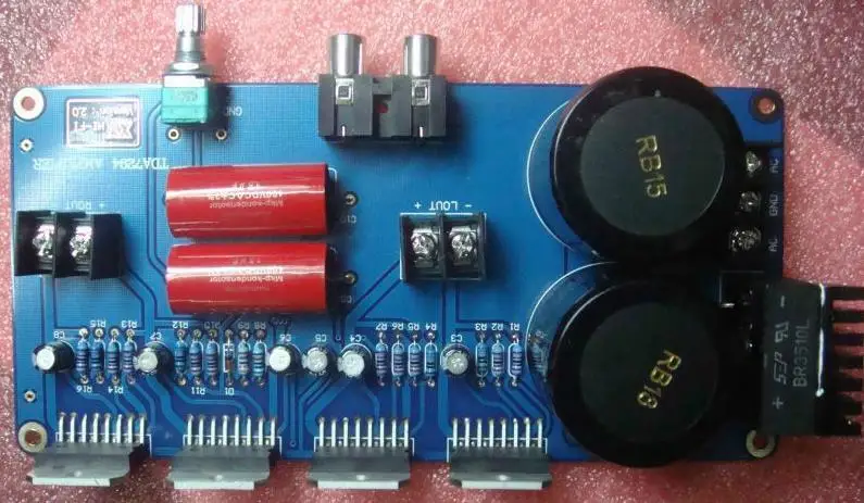 

Free Shipping! DA7294 Dual Parallel 120W * 2 Fever Amplifier Kit Board
