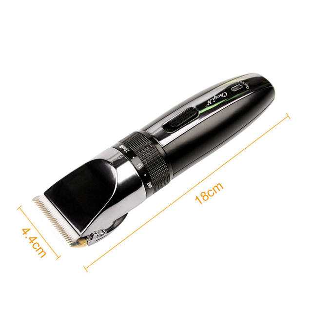 Electric Hair Clipper Rechargeable Hair Trimmer Shaver Razor Cordless 0.8-2.0mm Adjustable Low Noise For Adult /Child 43