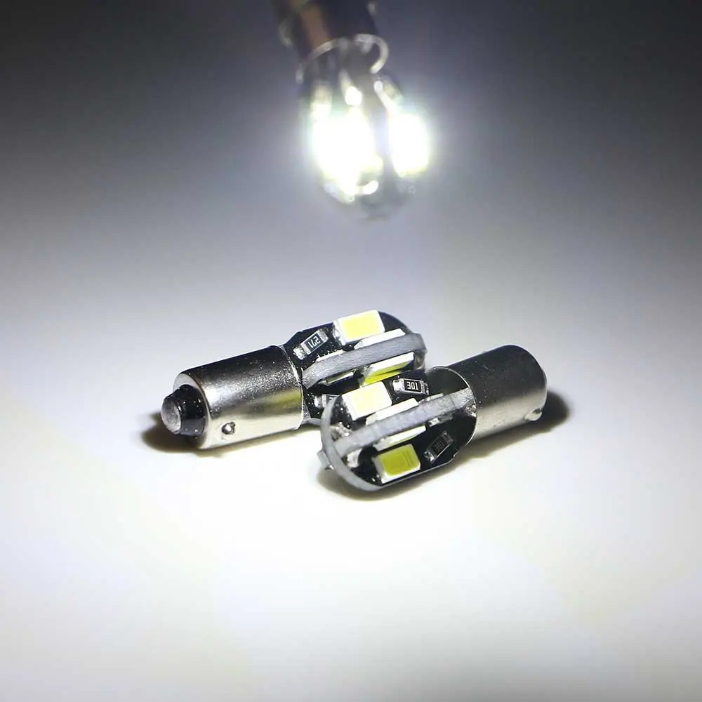 New Canbus BA9S led Canbus 8SMD 56305730 LED Bulb Vehicle Car Canbus Light Led Ba9s Door lights Parking Light5