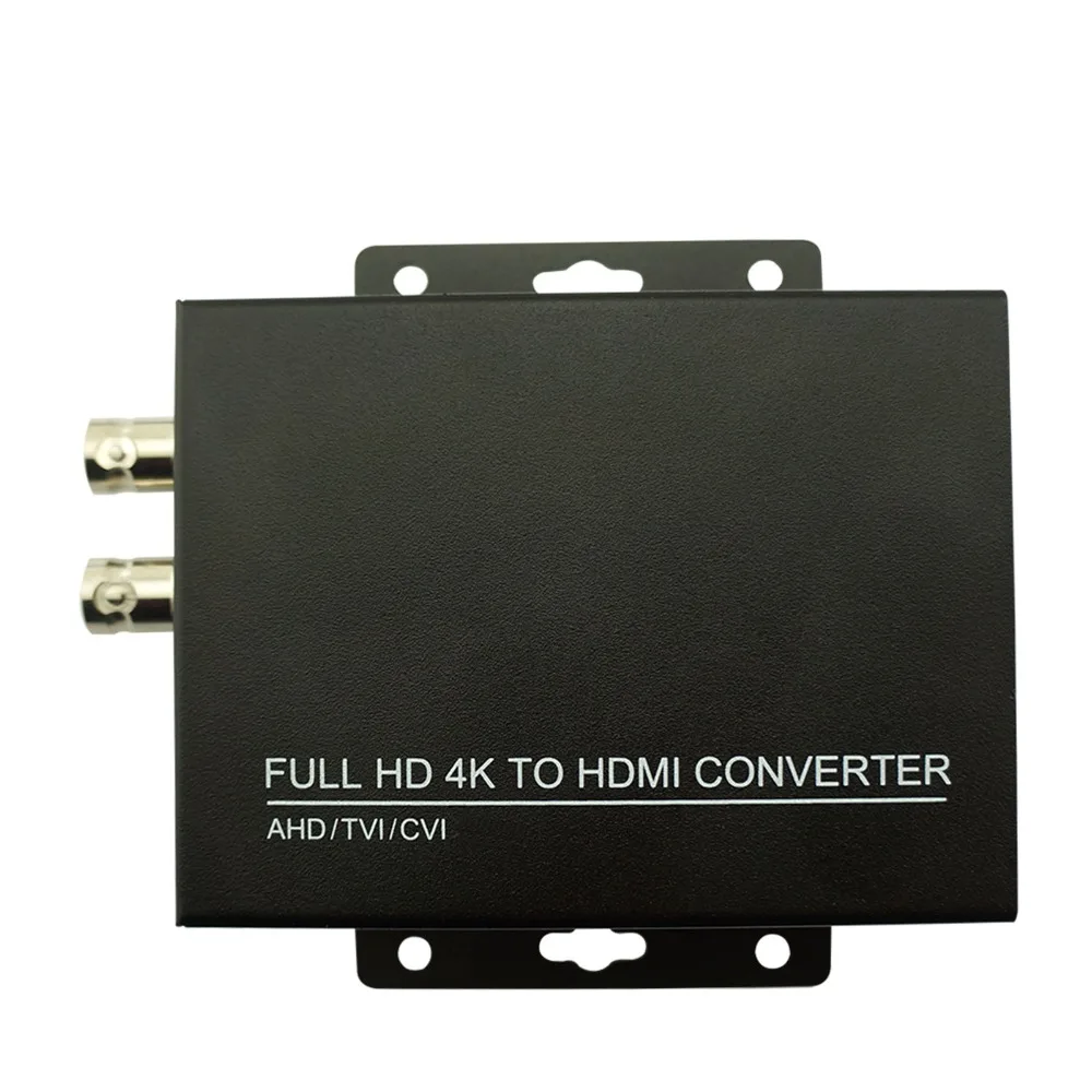 HDC-ADH Full HD 4 к CVI/TVI/AHD + CVBS к HDMI конвертер автоматическое определение 4 к 720 P/1080 P TVI AHD CVI 8MP CVBS к HDMI конвертер