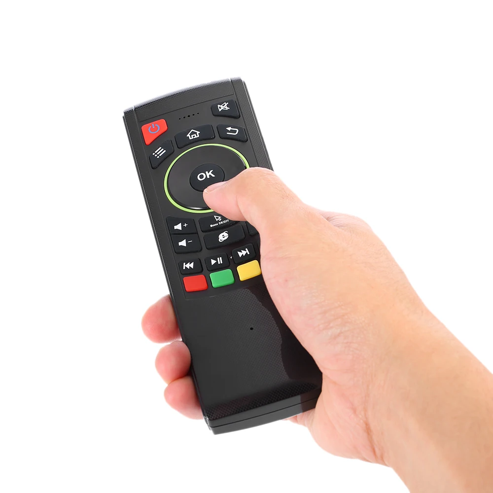 

2.4G Air Mouse Wireless Keyboard Remote Control 6-Axis Sensor with Infrared Remote Learning for MINI PC Smart TV Android TV BOX