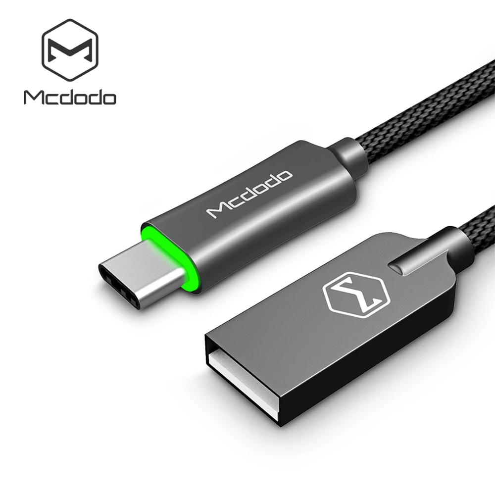 

Mcdodo USB Type C Cable QC3.0 Quick charging Nylon Braided USB C Data Cable for Samsung S8 Xiaomi Huawei Oneplus 5t Type-c Cable