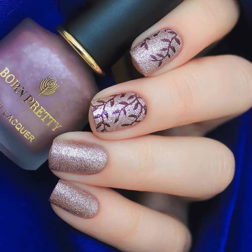 Матовое стекло с перламутровым эффектом BORN PRETTY лак для ногтей 6 мл зеленый