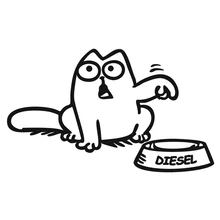 DIESEL Simon’s Cat Car Body Decoration Decal Personalized Fuel Tank Cover Stickers Motorcycle sticker