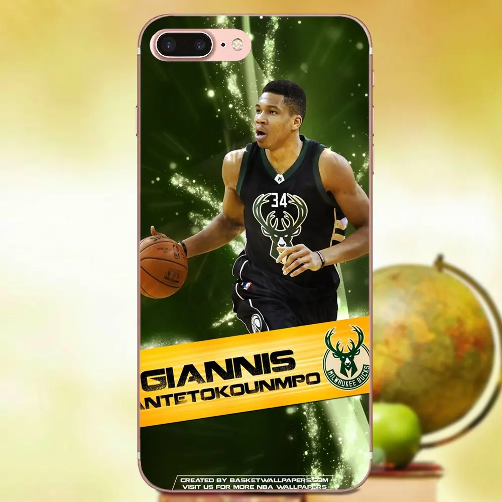 Giannis Antetokounmpo мягкий популярный хит для Galaxy A3 A5 A7 On5 On7 2015 2016 2017 Grand Alpha G850 Core2 Prime S2
