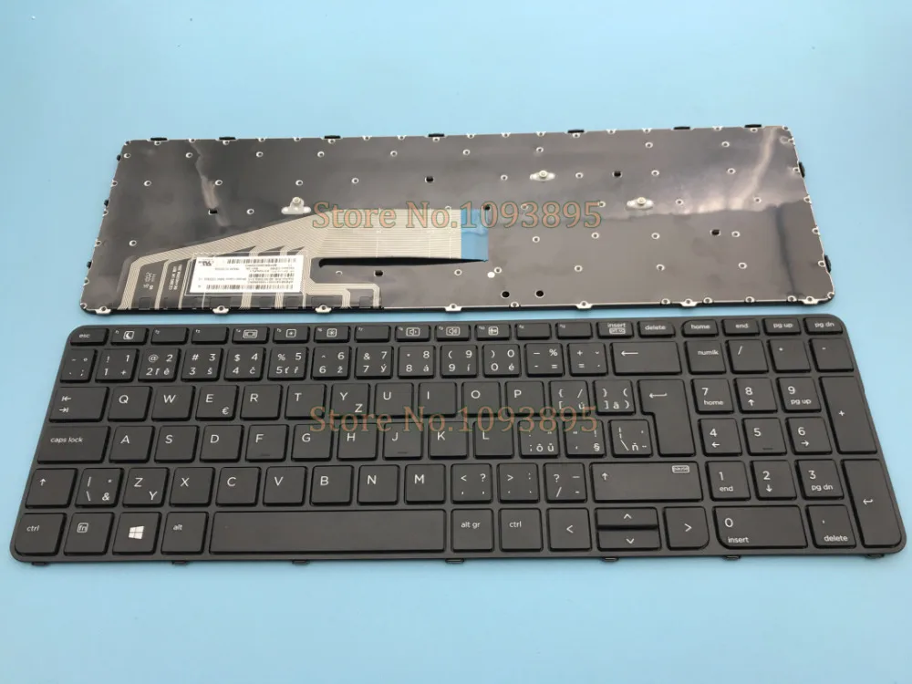 Новый Чешский/словацкий клавиатура для hp Probook 450 G4 455 470 ноутбука Чешский No Backlit |