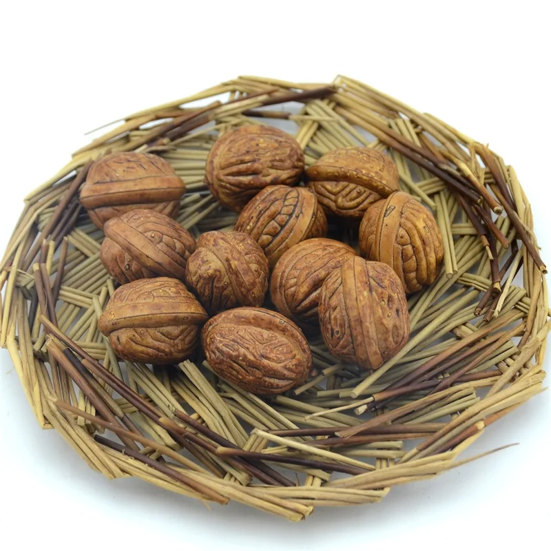 10 Artificial Plastic Walnut Christmas Wedding Home Party Kitchen Table Fruit Plate Decoration artificial fruits and vegetables