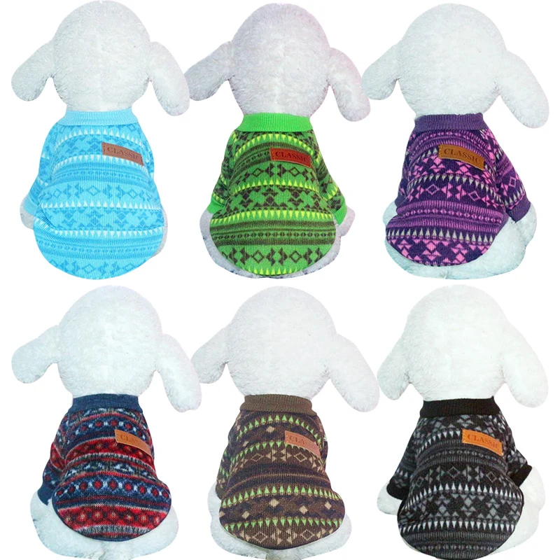 

Dog Clothes For Small Dogs Pet Dog Sweater Clothing For Dog Winter Chihuahua Clothes Classic Cat Clothing Outfit Ropa Perro 35