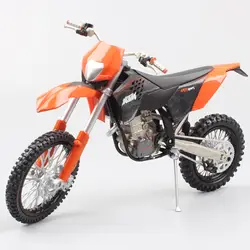 1:12 Масштаб KTM 450 EXC 09 мотоцикл литья под давлением модель велосипед миниатюрный superbike MX модели эндуро грязи Гонки Мотокросс детские игрушки