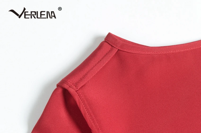 Verlena, длинный рукав, o-образный вырез, модные женские блузки,, кривая кромка на спине, Замочная скважина, элегантная однотонная розовая рубашка,, 30 мм, шелковые женские топы