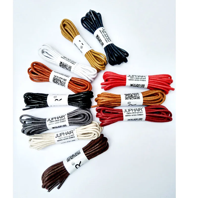 JUP 1 Pair 60-180cm Laces High Quality Waxed Round Shoelaces Shoestring Boots Sports Shoes Cable Ropes Fashion Casual Leather JUP 1 Pair 60-180cm Laces High Quality Waxed Round Shoelaces Shoestring Boots Sports Shoes Cable Ropes Fashion Casual Leather