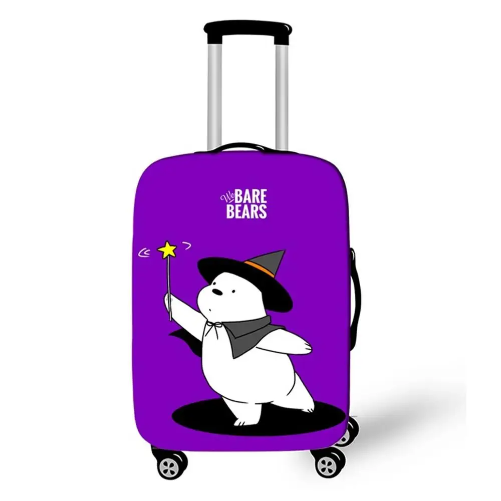 Мультяшный медведь чемодан защитный чехол эластичные дорожные чемоданы пылезащитный чехол Аксессуары Organizadores от 18 до 32 дюймов - Цвет: 3