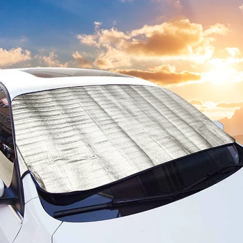 

Car Travel Outdoor Covers Front shield Windscreen Cover Cotton foil External sunshades 70cm x 192cm