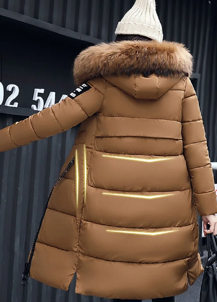 Winter Women Coat Jacket Warm High Quality Woman Jacket Winter Coat Hood Real  2017 New Winter Fashion+25 (2)