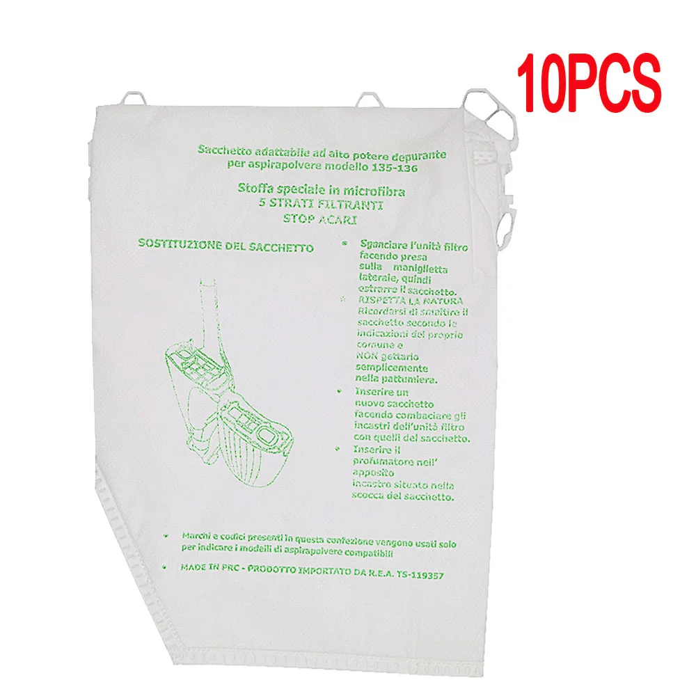 

10 pcs/lot vacuum cleaner bags Dust Bag for Vorwerk VK135 VK136 FP135 FP136 KOBOLD135 KOBOLD136 VK369