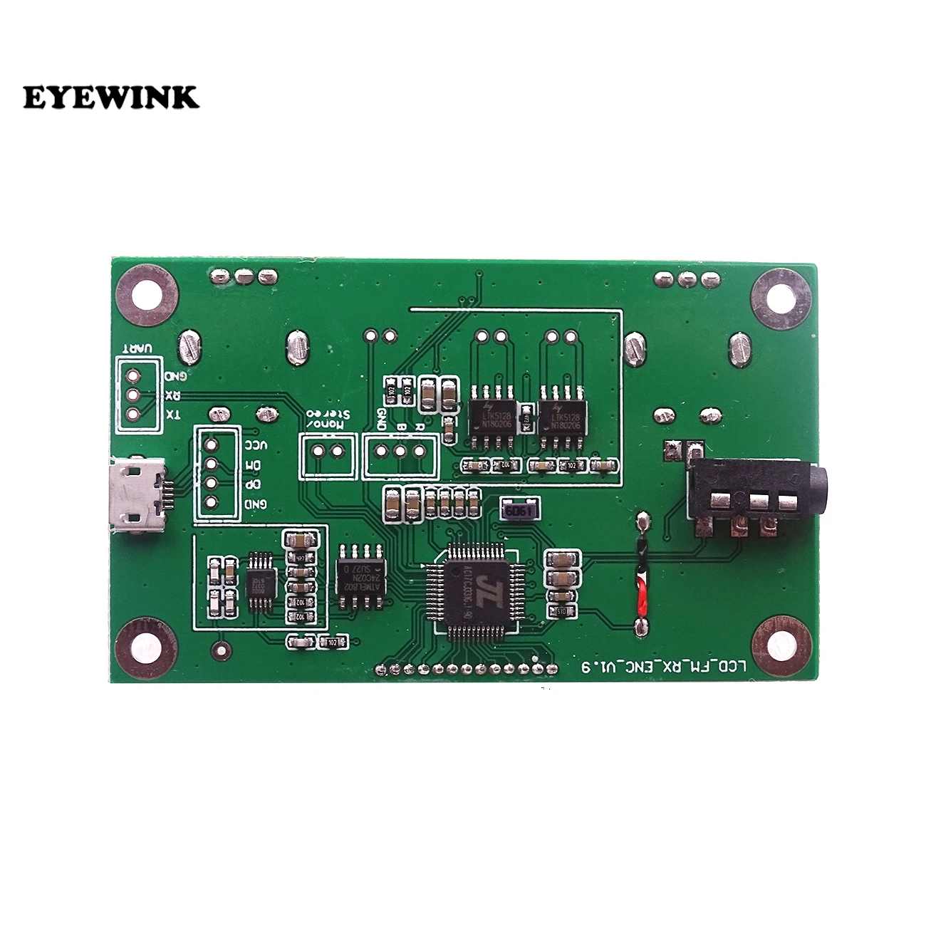 FM радио приемник модуль модуляции частоты стерео приема печатной платы с глушением ЖК-дисплей 3-5 в ЖК-модуль