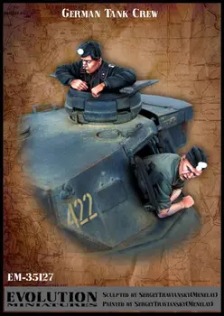 

1/35 Resin Figure Soldier Model Military Tank Crew 2pcs (without Tank) 308