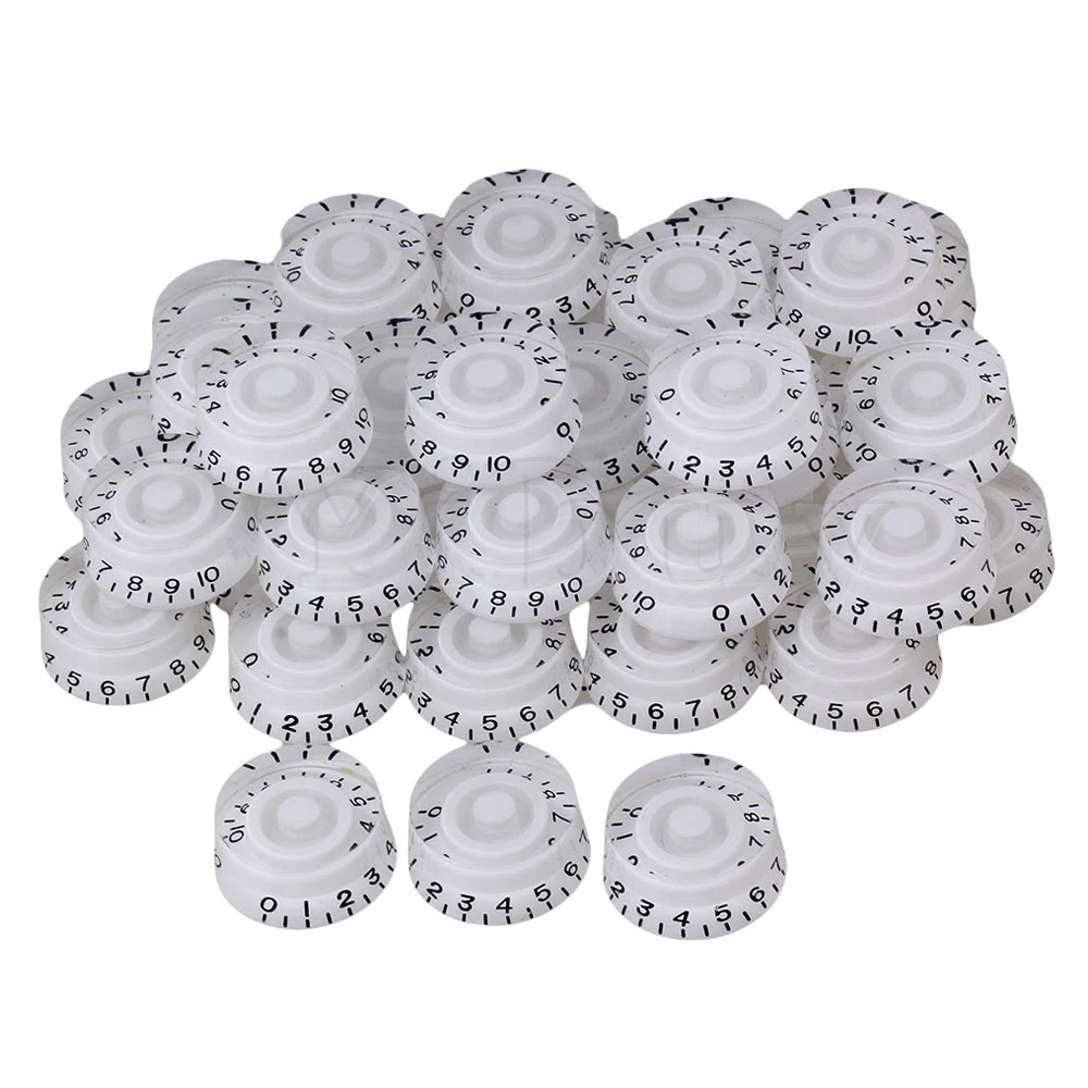 Yibuy Electric Guitar Speed Control Knobs Black Number Guitar Parts Replacement Pack of 80 Yibuy Electric Guitar Speed Control Knobs Black Number Guitar Parts Replacement Pack of 80