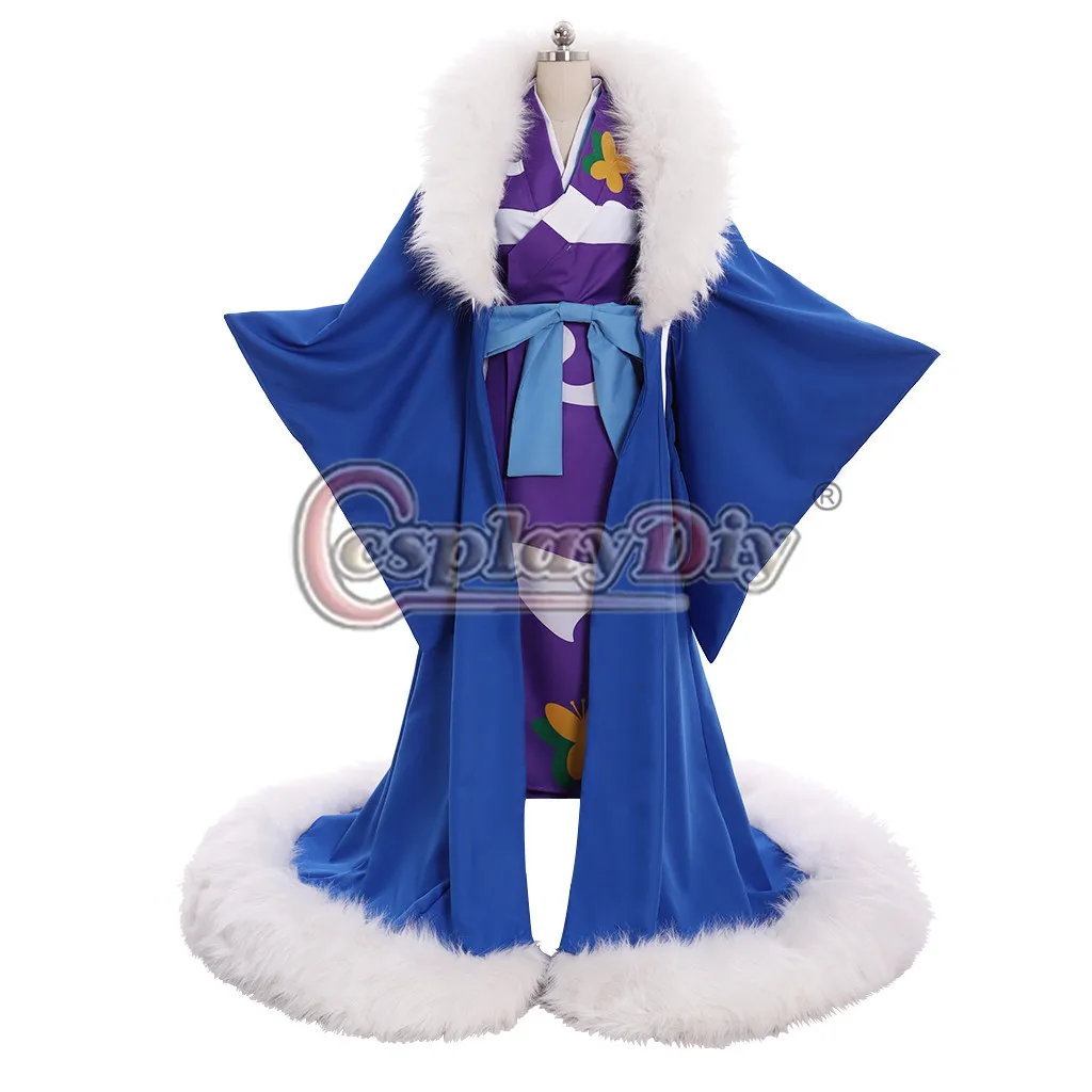 Косплэй diy Inuyasha Inukimi Sesshoumaru мать кимоно костюм для косплея взрослых искусственный мех платье-плащ костюм L320