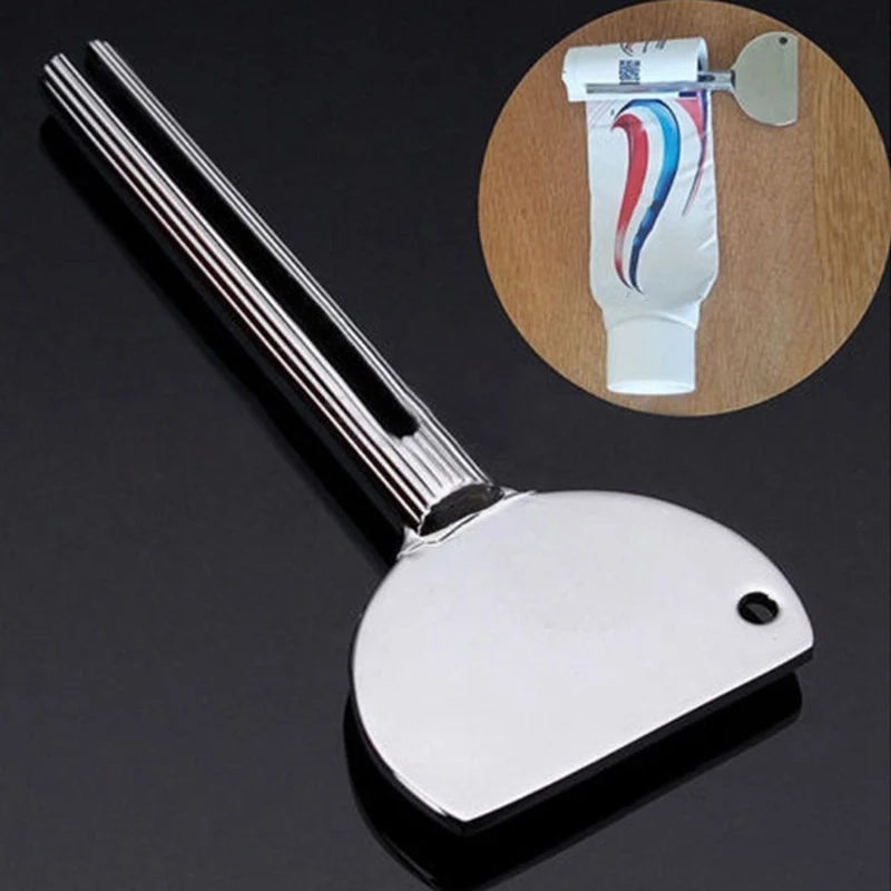 

Stainless Steel Tube Toothpaste Squeezer Keys Metal Hair Dye Color Key Roller Dispenser Wringer Tool Toothpaste