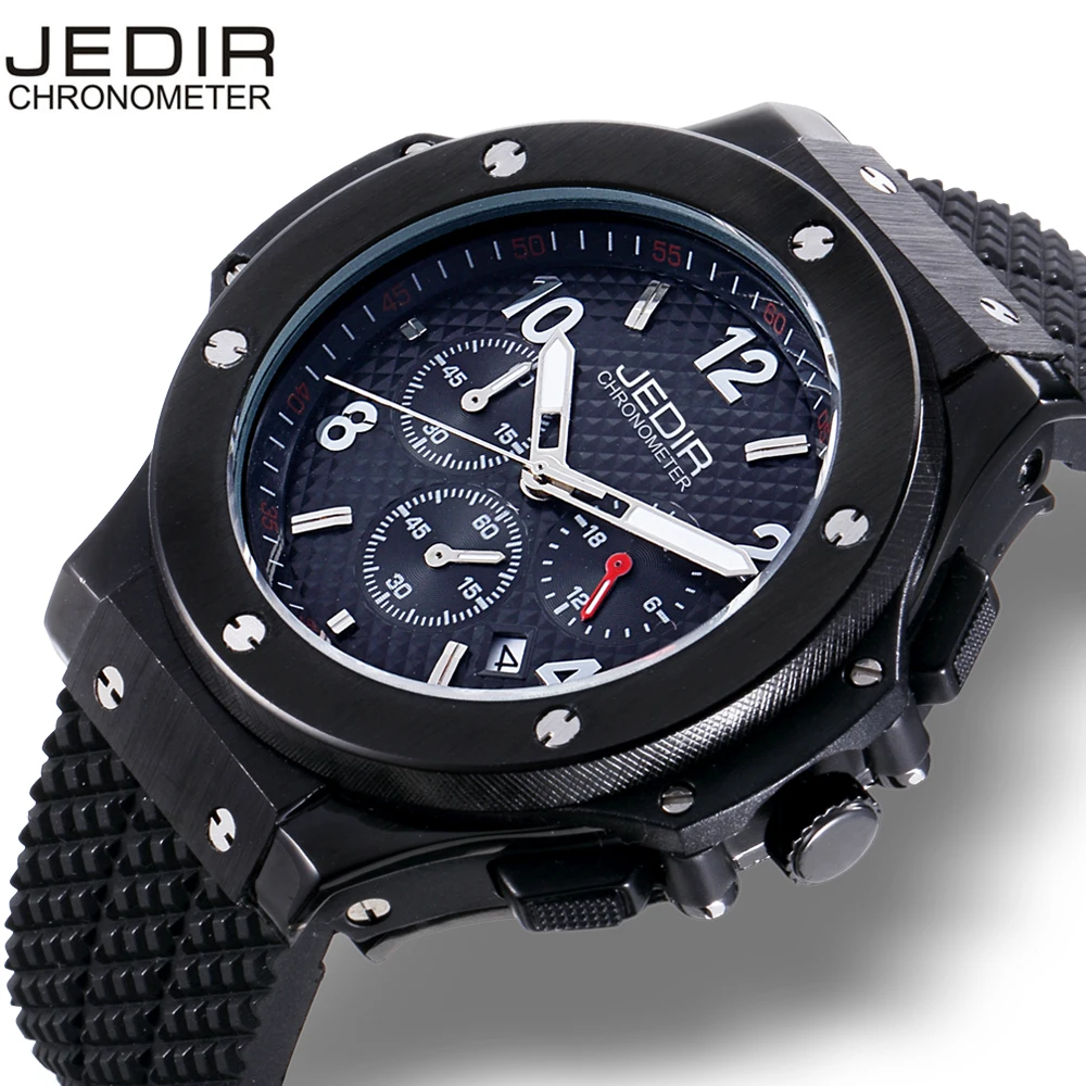 

Watch Men Top Brand Men's Popular Watches Date Chronograph Sport Watch Men Military Watch Silicone Wristwatch Fashion Relogio