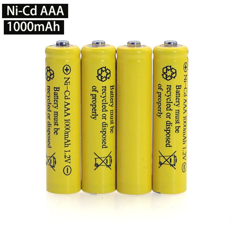 NI CD AAA Batteries 1.2v Rechargeable nicd Battery 1.2V Ni Cd aaa For