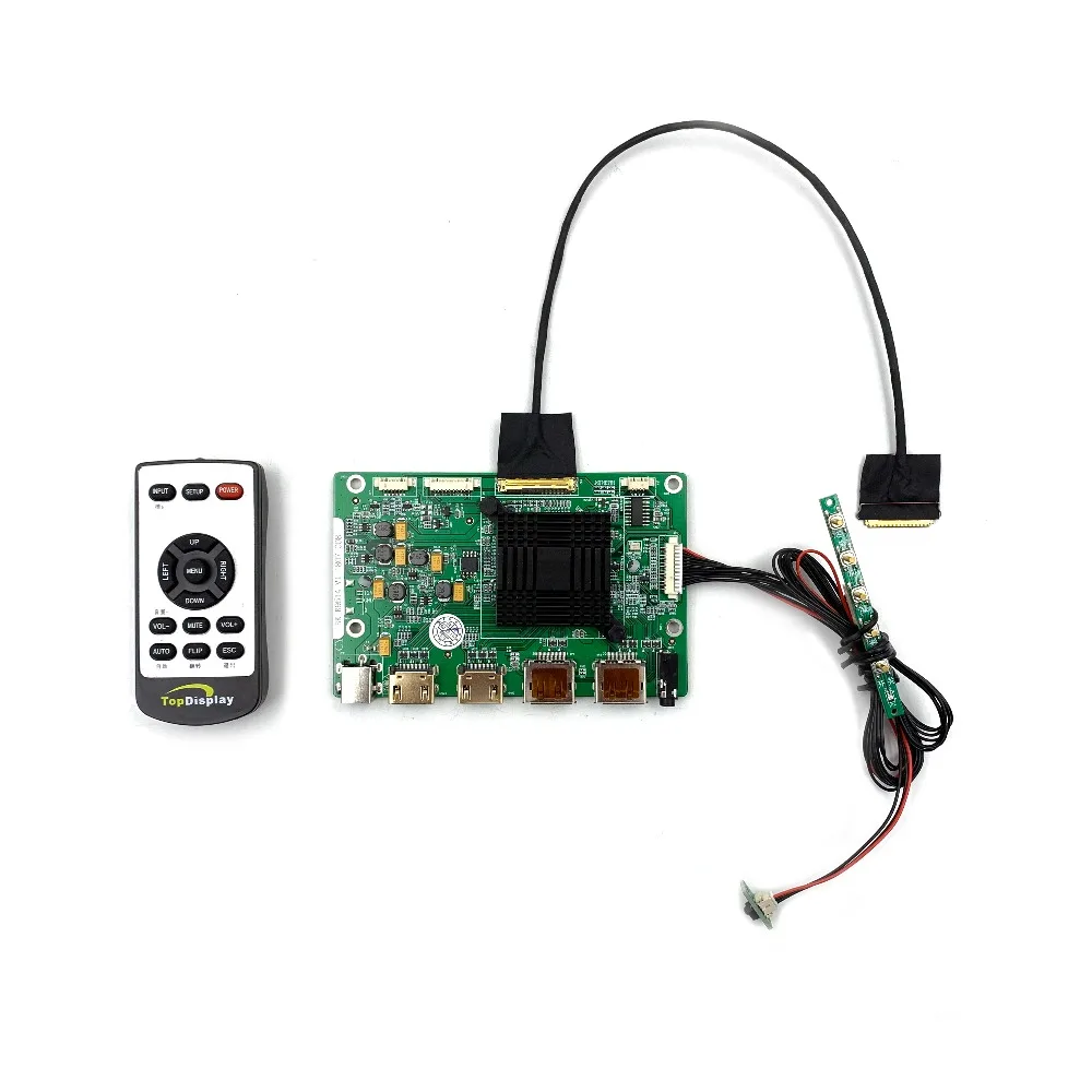 

2HDMI+2DP 4K LCD controller board support 13.3 inch 4K UHD resolution LCD panel with 3840*2160 ,60HZ