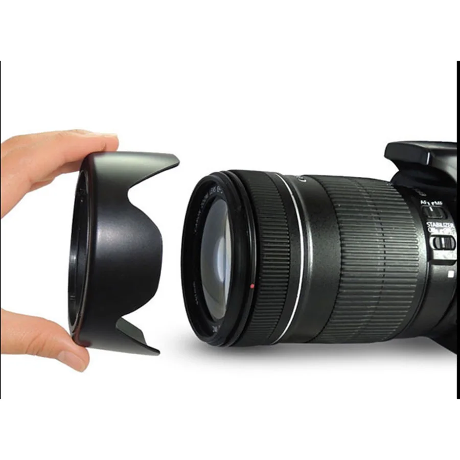 Камера 67 мм кожух линзы крышка 2в1-вид 67 мм зонтик Petalo/бленда EW-73B для Canon 650D 700D 600D 60D