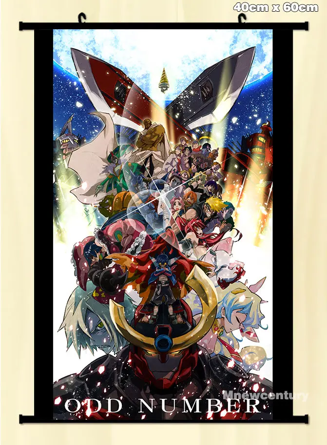 Wall Scroll Tengen Toppa Gurren Lagann Japan Anime Posterin Painting