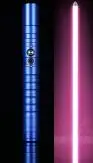 Yanqing metal lightsaber for lightsaber combat, single color led, Y2 purplecyan, only sell hilt - Цвет: bluehilt redled