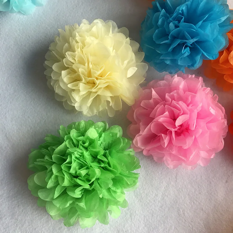 6inch Simulation Peony Flower DIY Tissue Paper Flower for Romantic Wedding Decoration Home Party Decorative Paper Flowers Balls