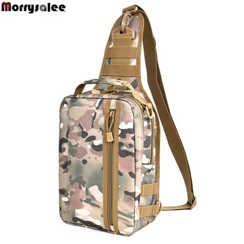 

Men's Chest Bag Male Messenger Bag Shoulder Bags Camouflage Riding Crossbody business Messenger bags Male Charging Handbag