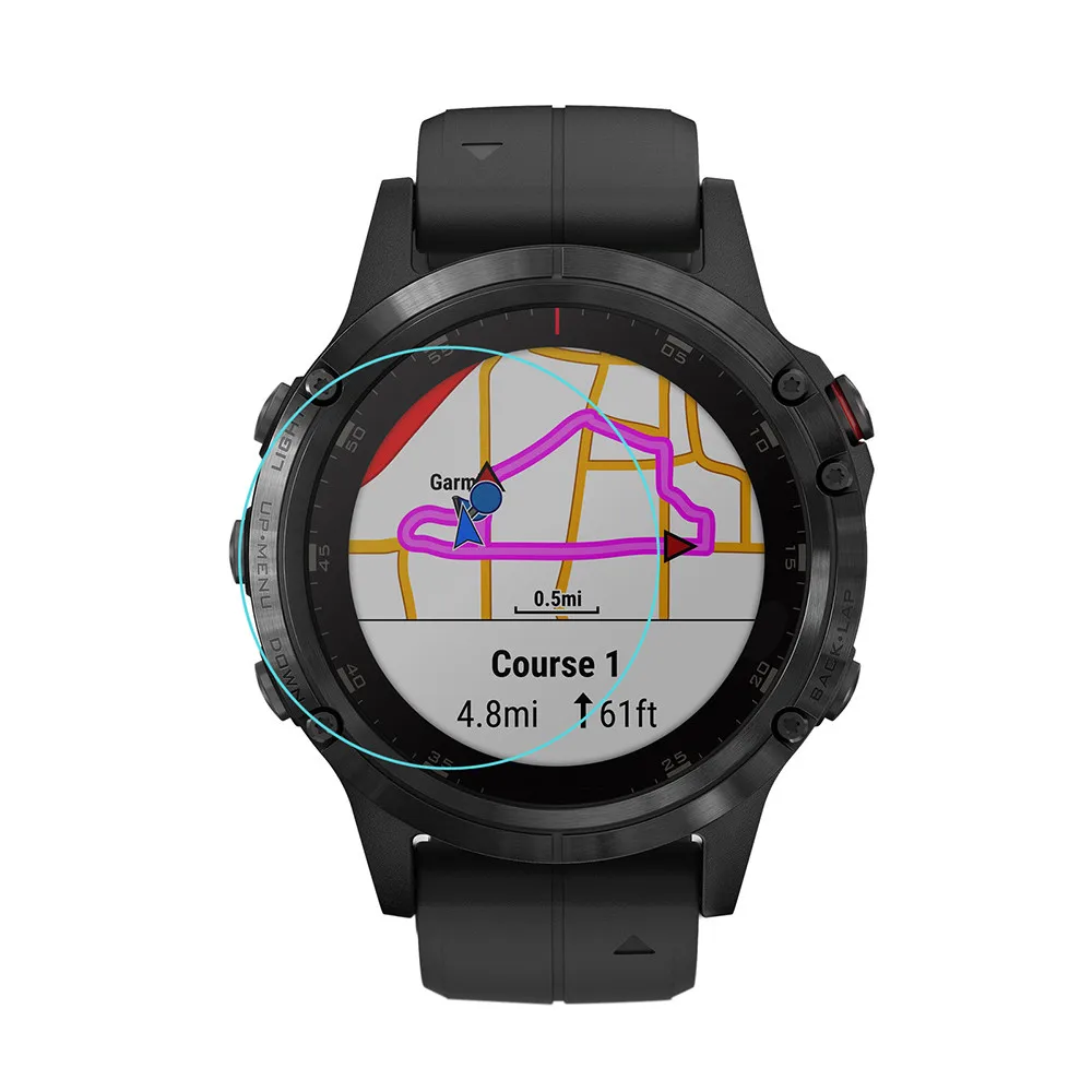 

3PC Delicate Touch Transparent Clear Screen Protection Film For Garmin Fenix 5X Plus#81