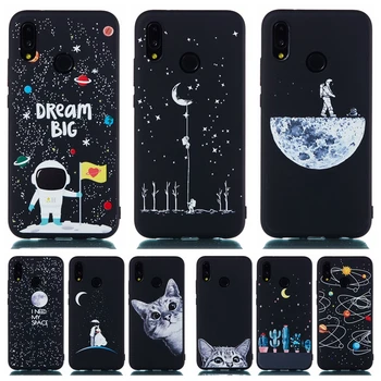 Перейти на Алиэкспресс и купить Космический силиконовый чехол для Huawei P20 Lite P30 Pro Mate 20 X P Smart Plus Nova 3i 3 Y9 2019 Y5 Y6 Y7 Prime 2018 2017 мягкий чехол из ТПУ