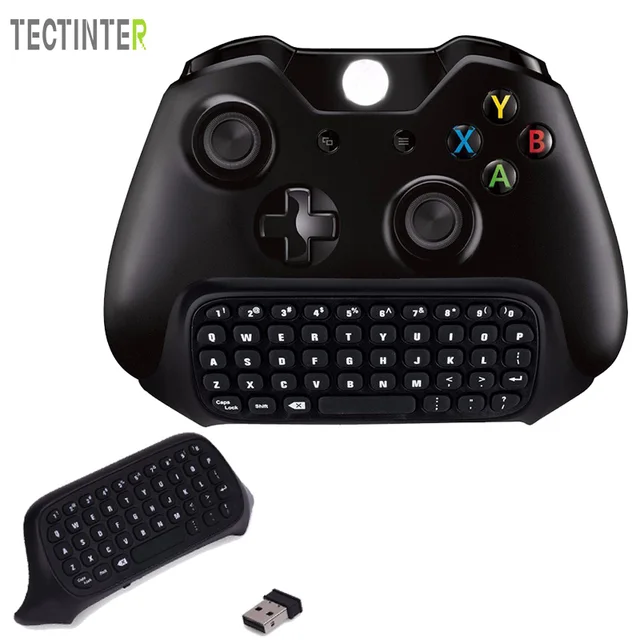 Cheap For Microsoft Xbox One 2.4G Mini Wireless Chatpad Message Keyboard Controller Gamepad Keypad For XboxOne Game Messenger