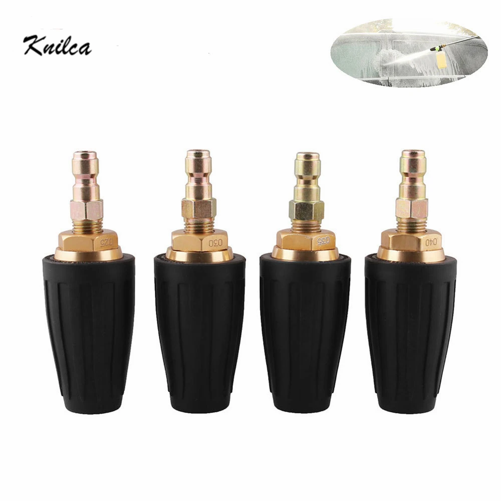 

1/4" High Pressure Washer Rotating Turbo Nozzle Spray Tip 2.5-4 GPM 3600PSI