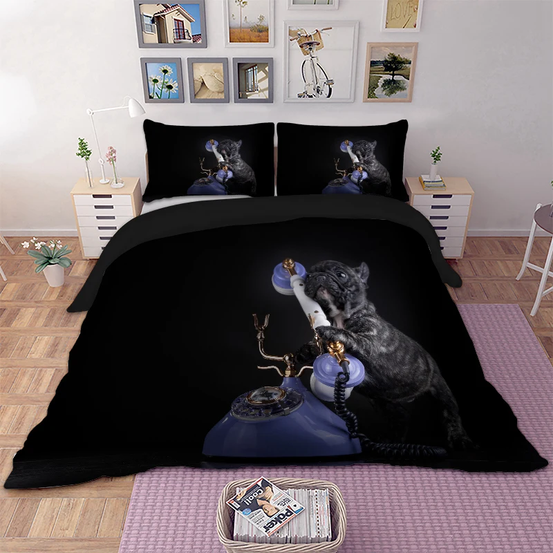 

Cat Calls Bedding Set Twin Full Queen King Size Animal Duvet Cover Pillow Cases Kids Cute Bedclothes Bed Linens