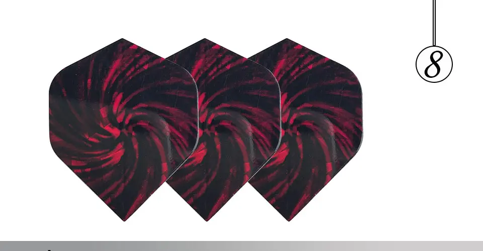 Easytoday 30Pcssets Professional Accessories Darts Flights Set Ten Colors High Quality Plastic Dart Wing Cool Darts Accessories (8)