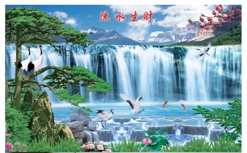 

photo wallpaper 3d murals wallpaper custom Mountain stream scenery landscape mural wall paper painting living room decoration