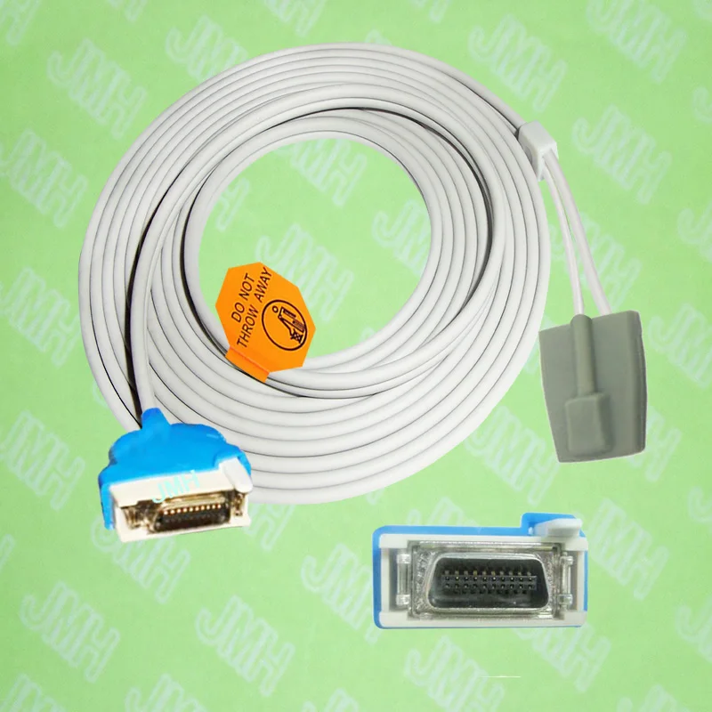 

Compatible with 20 PIN Nihon Konhden OPV-1500/OPV-3100 Oximeter monitor the Pediatric silicone soft tip spo2 sensor.