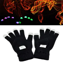 New 7 Mode font b LED b font Rave Flashing font b Gloves b font Shinning