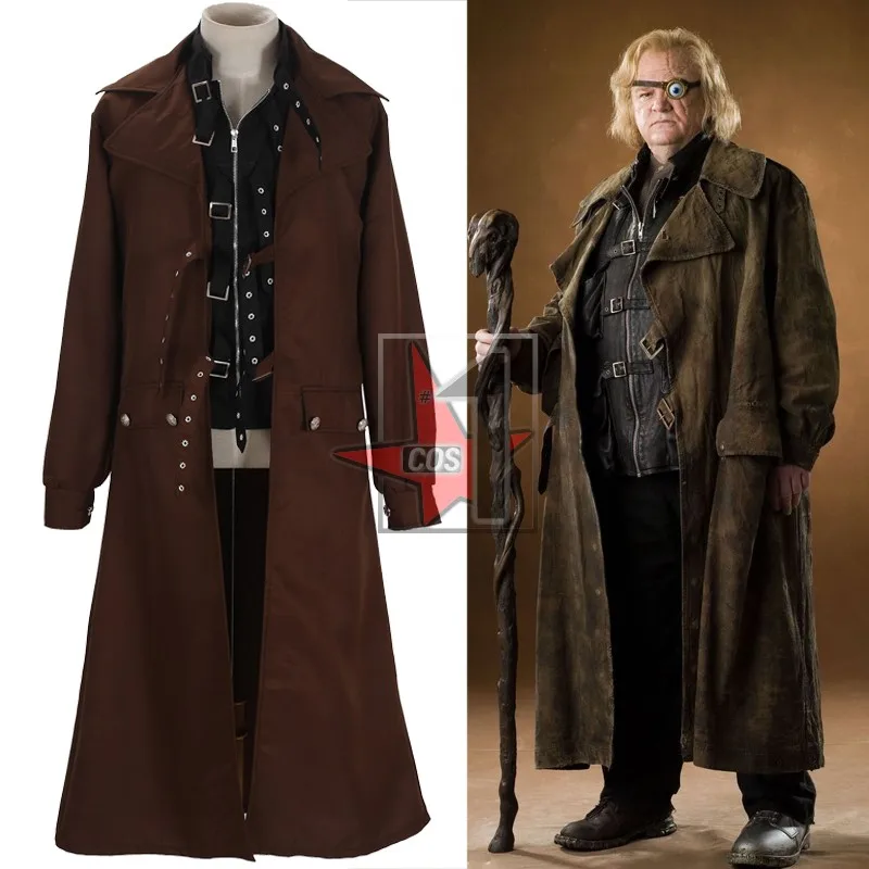 Custom made Harry potter cosplay cloak from magic movie Brown cloak set
