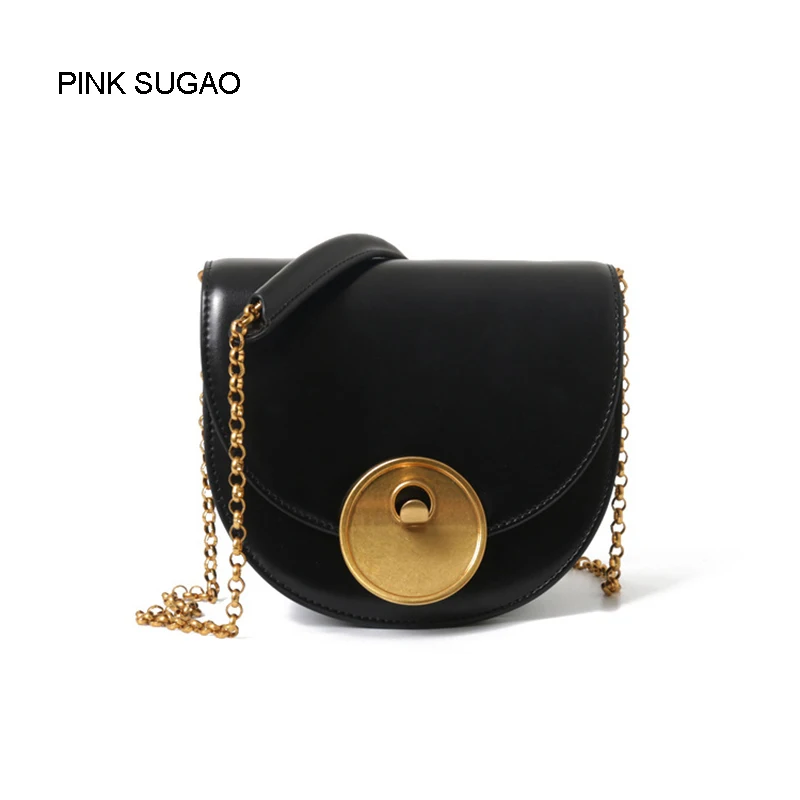 

Pink sugao designer women shoulder bag genuine leather mini crossbody bag famous brand messenger bags for lady luxury chain bag