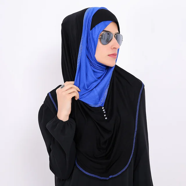 Livraison Gratuite bandeau bandanas musulmans viscose de mode musulman écharpe Double Couleur hijab islamique écharpe musulmane