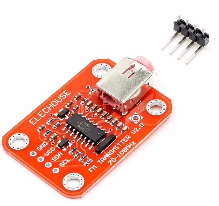 Модуль FM передатчика V2.0 цифровой модуль радио для микрофона Arduino|Интегральные