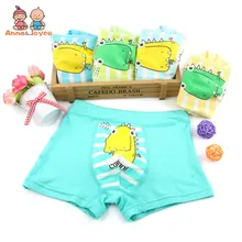 5 шт./партия, новое детское нижнее белье с рисунком трусы-боксеры нижнее белье для мальчиков LHTNM413